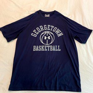 Mens Under Armour Georgetown Basketball Shirt - Lg